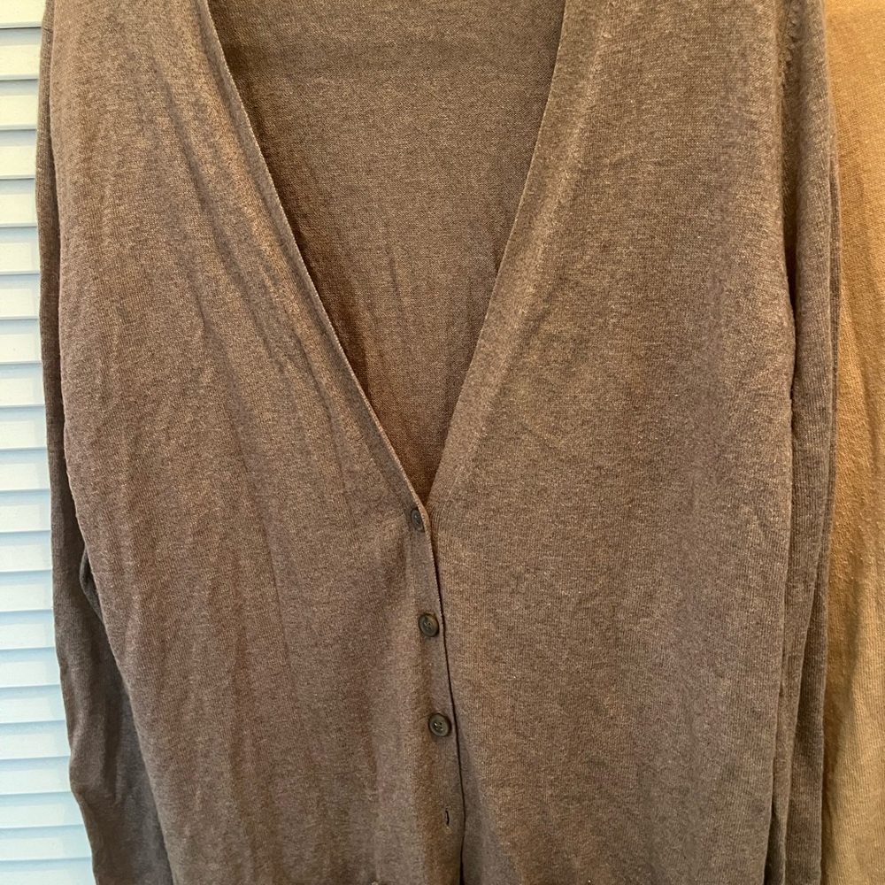Boyfriend Cardigan. Mid length! Great over leggings.